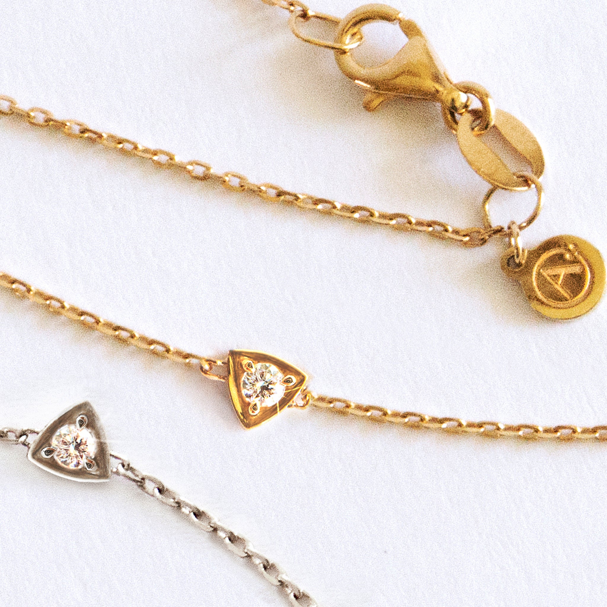 Trinity Diamond Necklace - White Gold