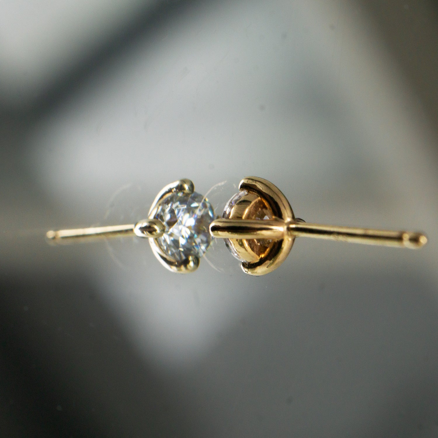 Endure Diamond Earrings - Yellow Gold
