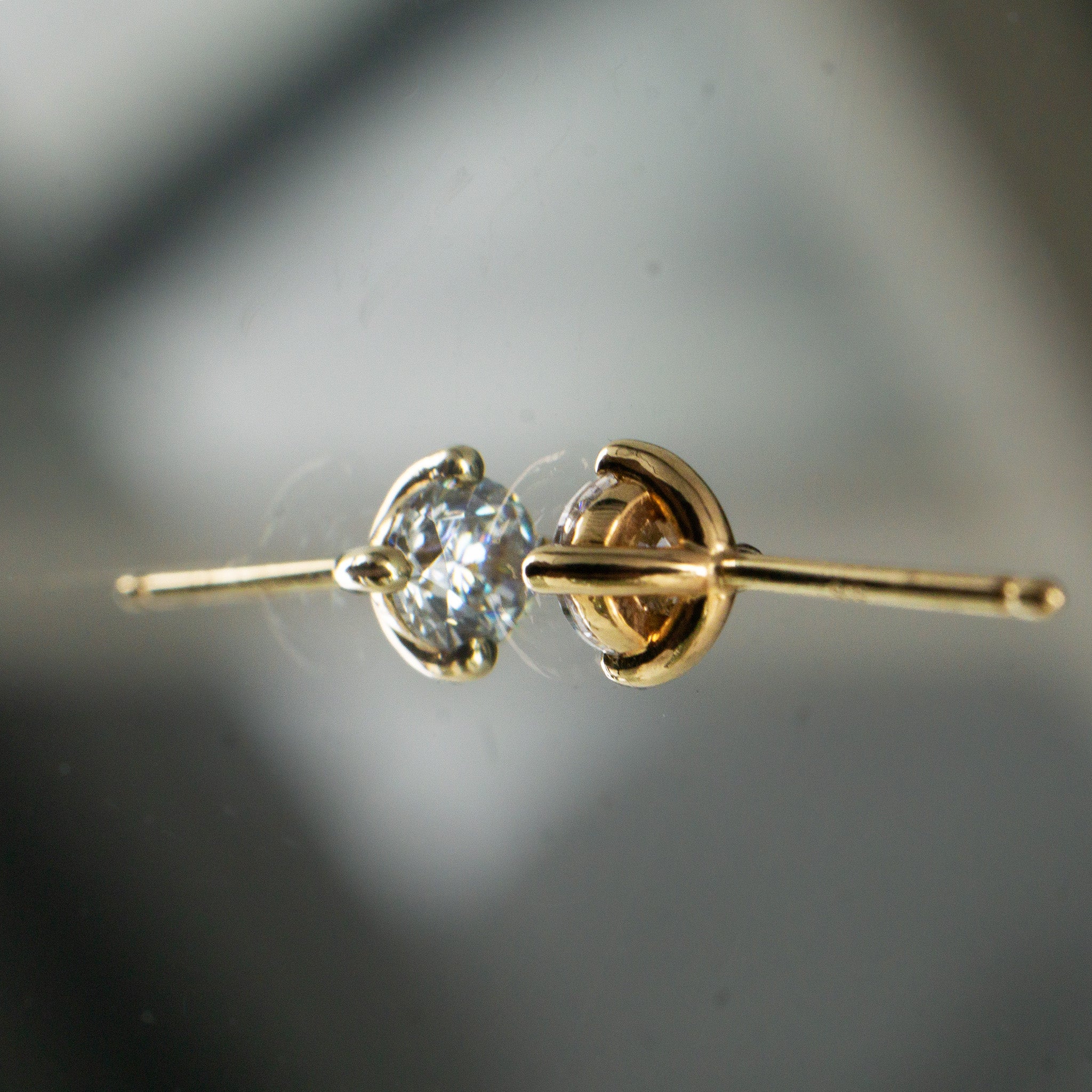 Endure Diamond Earrings - Yellow Gold
