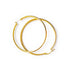 Solid Yellow Gold Hoop Earrings