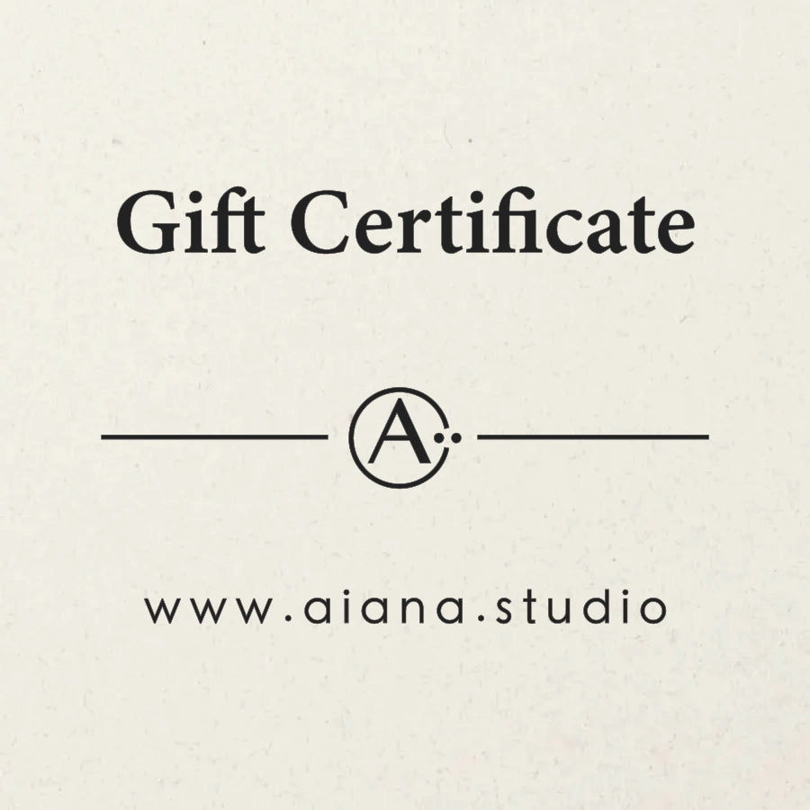 Aiana Studio Gift Certificate