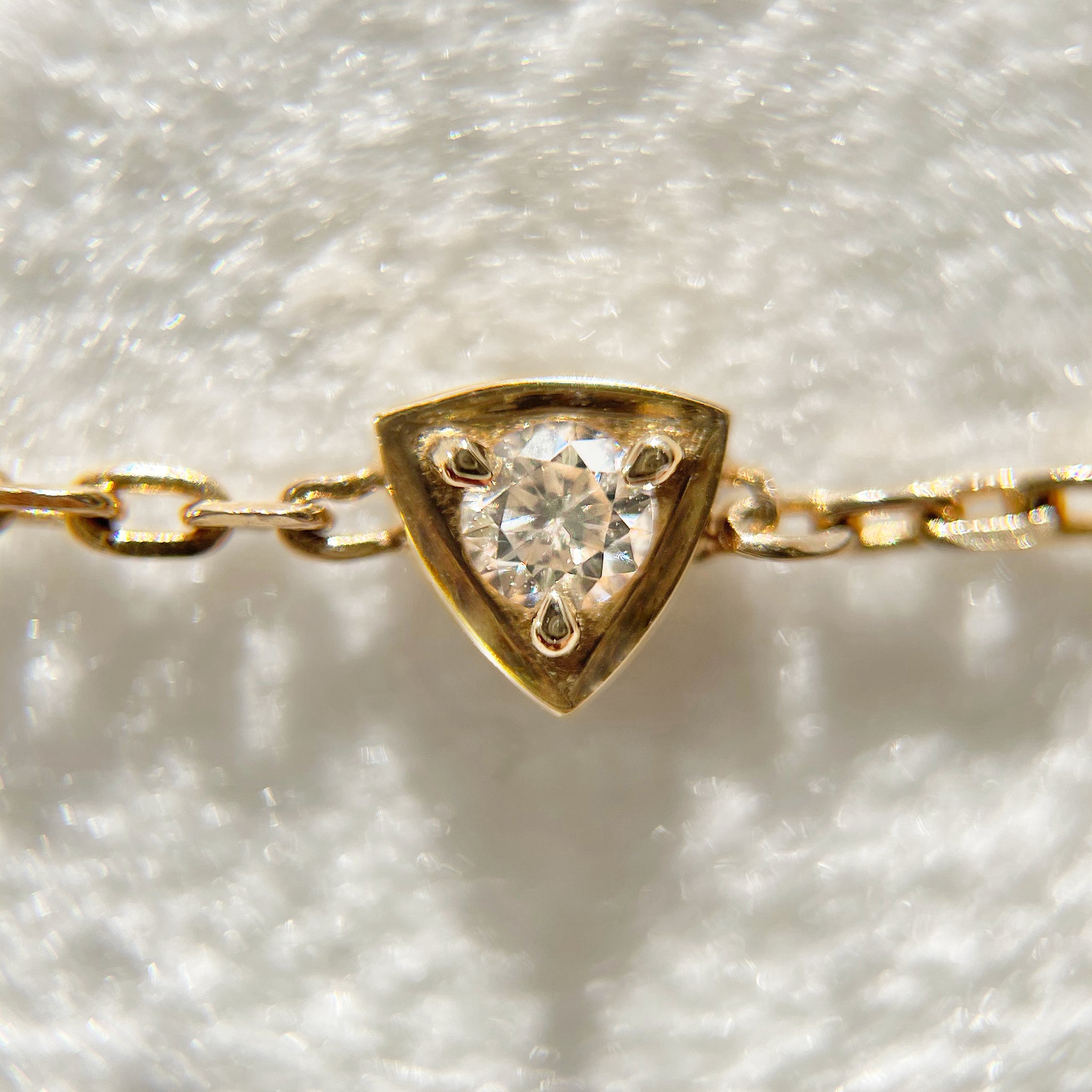 Trinity Diamond Bracelet - Yellow Gold