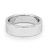 Unisex Solid White Gold Ring wedding band - AïANA Australia