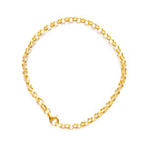Chunky Solid Gold Bracelet - Belcher Chain