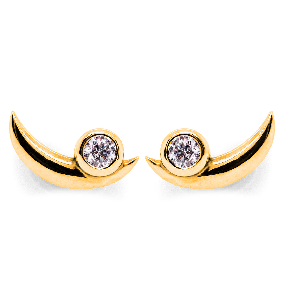 Balance Earrings - Yellow Gold