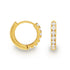 14k gold diamond huggie hoops australia lab grown diamonds solid gold