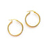 MIDI HOOPS solid gold 20mm hoop earrings