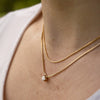 Layered diamond and gold necklaces - AïANA