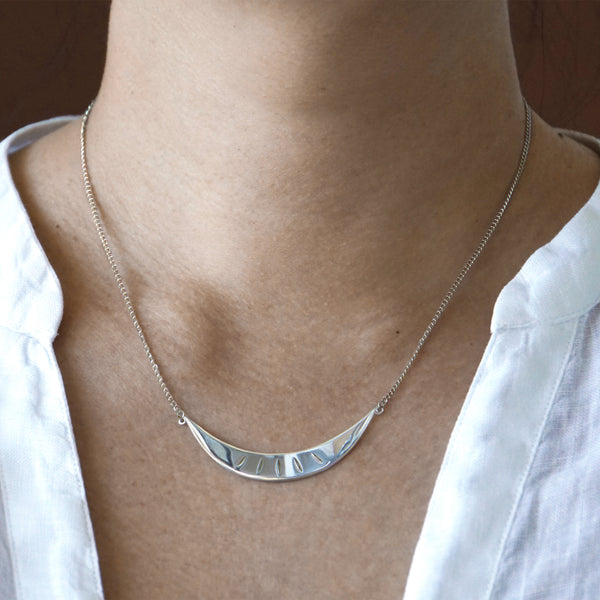 Solid White Gold Necklace - AïANA