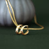 Pair of yellow gold hug earrings - AïANA