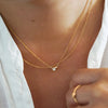 Satellite Chain Necklace - Yellow Gold