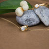 Modern bezel set diamond necklace - AiANA